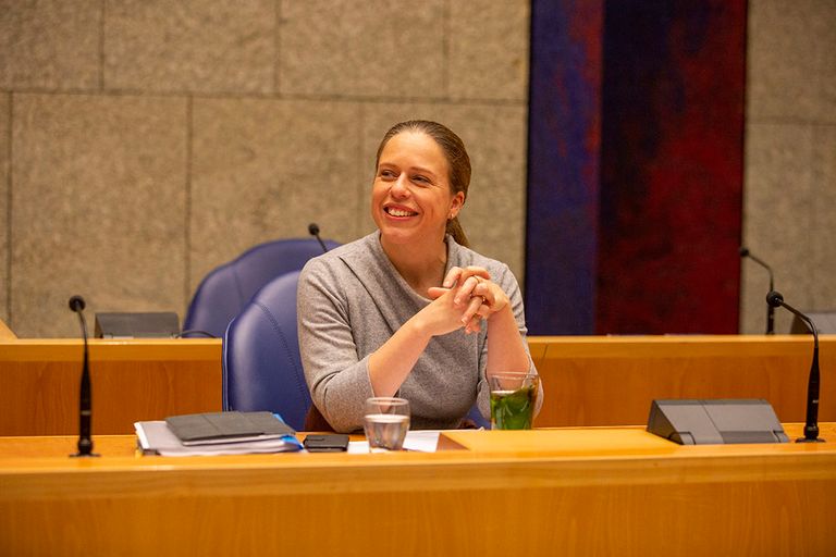 Landbouwminister Carola Schouten in de Tweede Kamer. - Foto: Roel Dijkstra