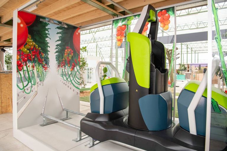 Een machine van Priva op de Floriade in 2022. In 2024 verwacht Priva weer groei op de tuinbouwomzet. – Foto: Cor Salverius Fotografie