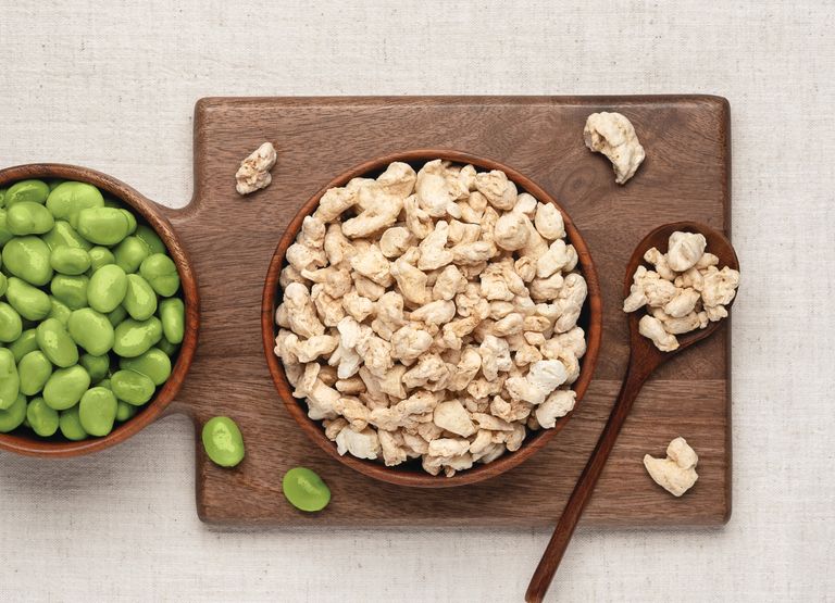 Happy Plant Protein heeft een technologie ontwikkeld om veldbonenmeel direct om te zetten tot een texturaat. Foto: Happy Plant Protein