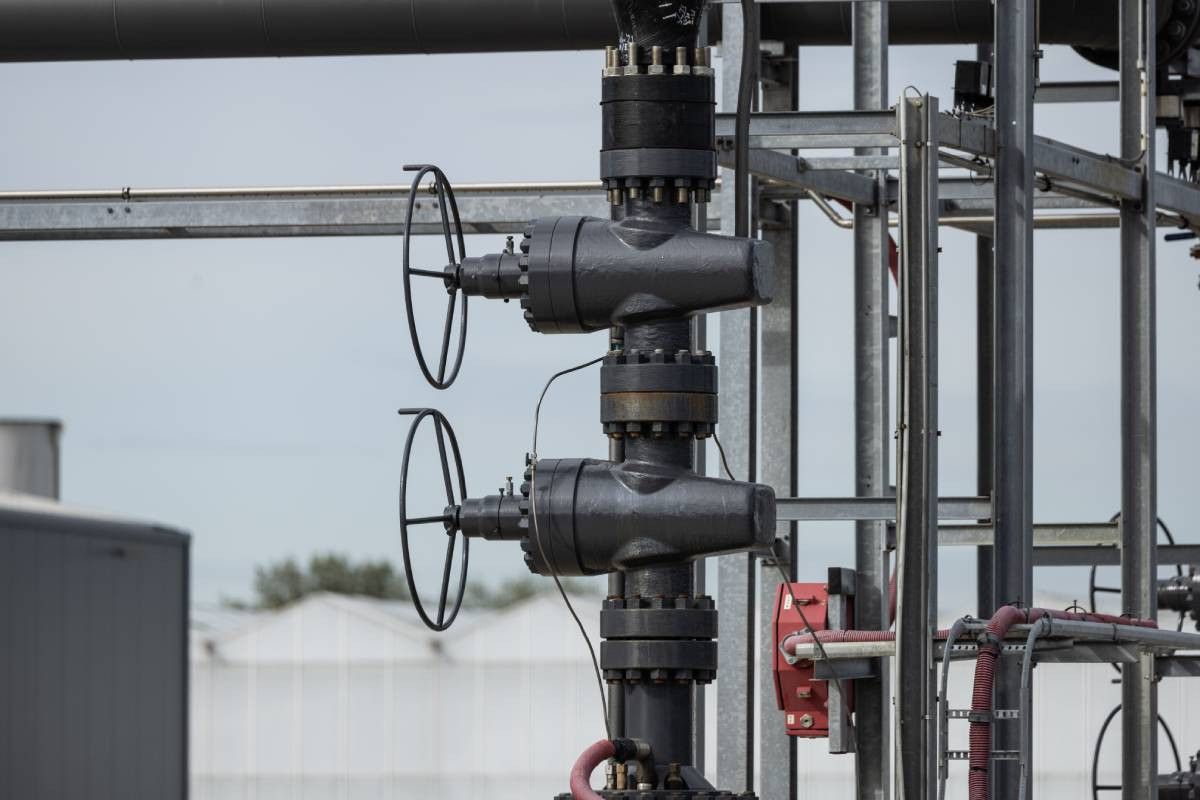 Aardwarmteinstallatie bij glastuinbouwbedrijf. Foto: ANP