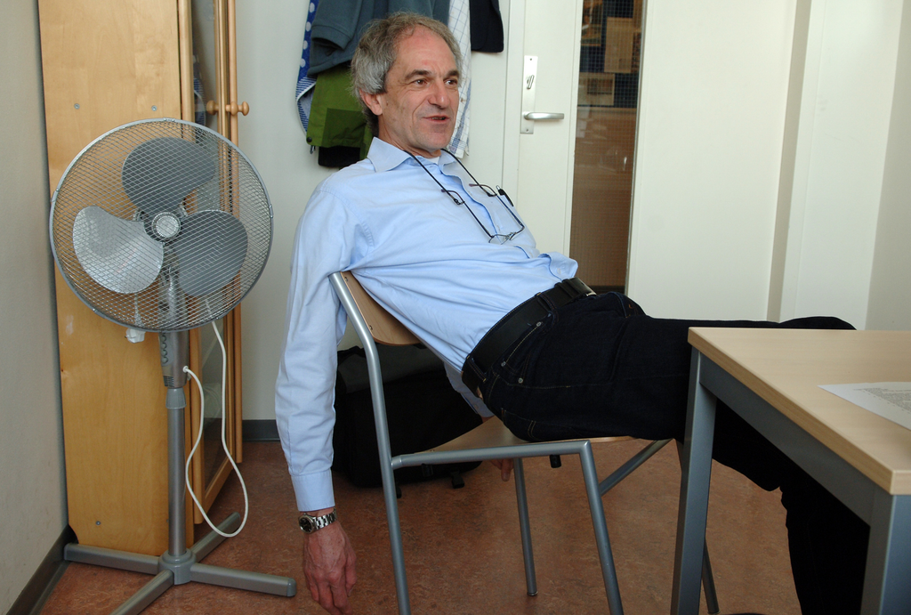 Toen nog niet, maar inmiddels emeritus hoogleraar Martijn Katan.</p> <p>foto: Roel Dijkstra
