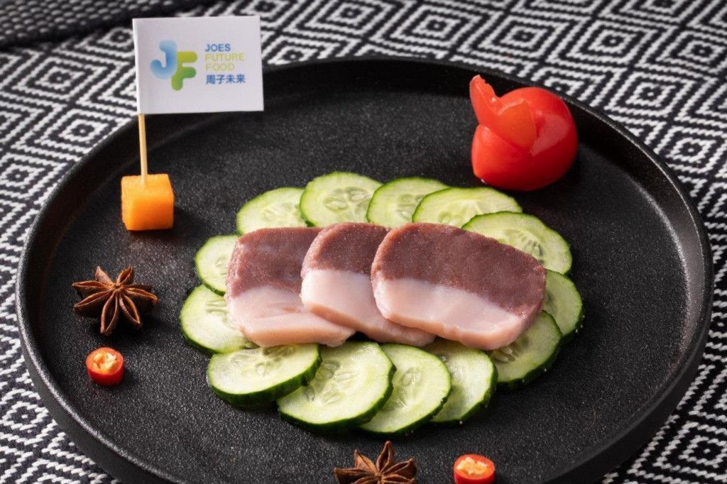 Gecultiveerd buikspek gemaakt door Joes Future Food. Foto: Joes Future Food