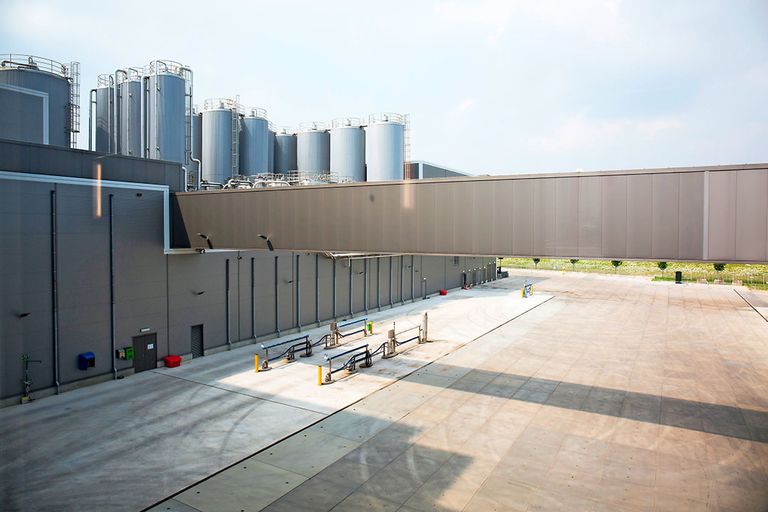 De fabriek van Vreugdenhil Dairy Foods in Gorinchem, dat ruimte heeft voor nieuwe leden. - Foto: Herbert Wiggerman