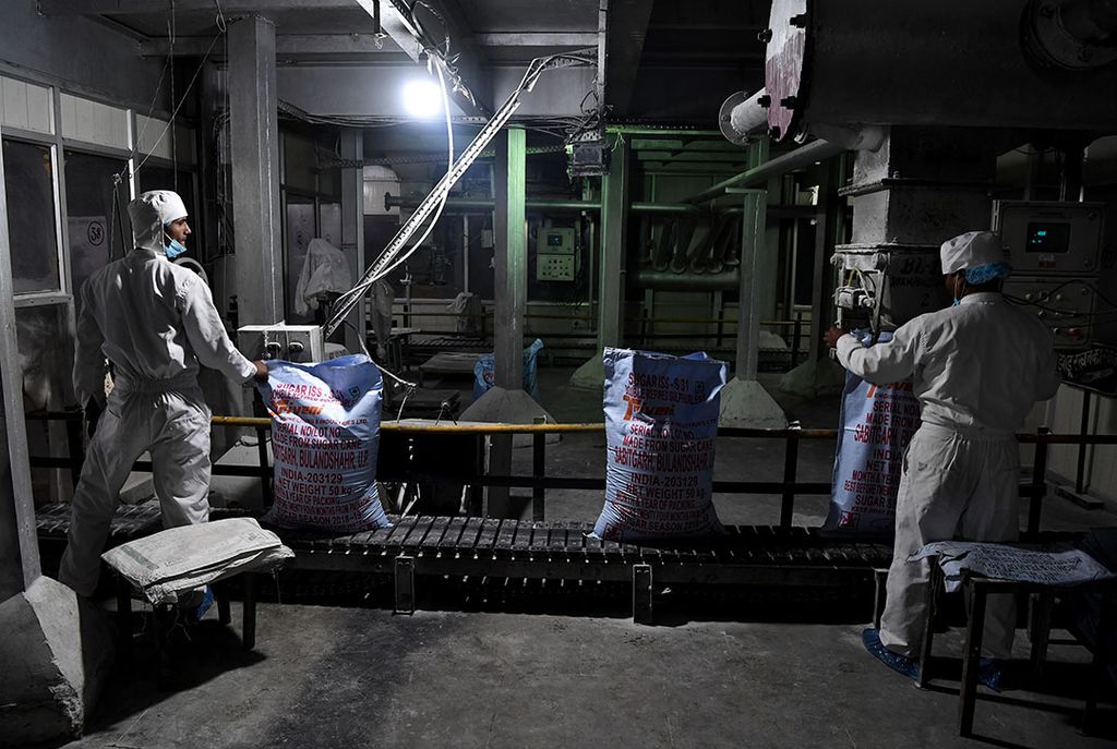 Suikerfabriek in India. - Foto: ANP