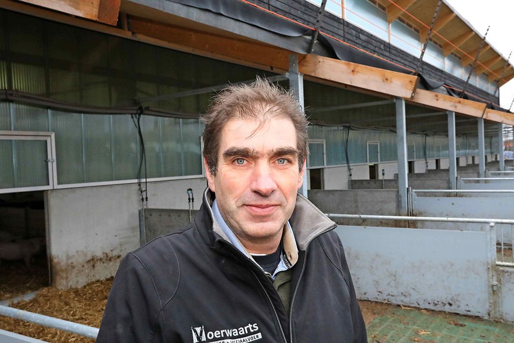Rob Nieuwenhuis, directeur bij Voerwaarts en een van de initiatiefnemers van Zonvarken in De Heurne (Gelderland). Het wordt een gesloten varkensbedrijf. - Foto: Henk Riswick