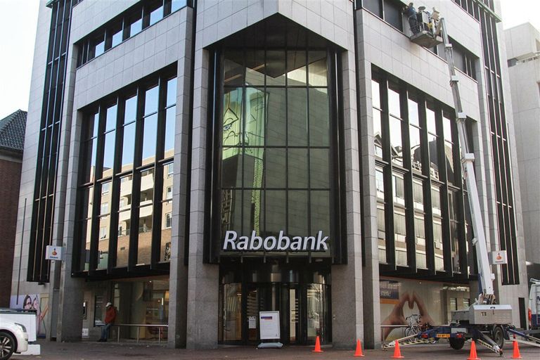 Exterieur van een vestiging van Rabobank in Leeuwarden. Foto: ANP/Hollands Hoogte/Anton Kappers
