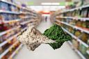 Micoalgen zijn nog nauwelijks terug te vinden in de supermarkt. Foto: Aliga en Canva
