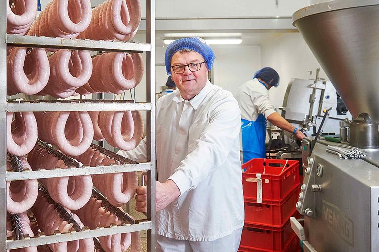 Henk van Oers van Deli Harmony, producent van biologische vleesproducten. - Foto: Van Assendelft Fotografie