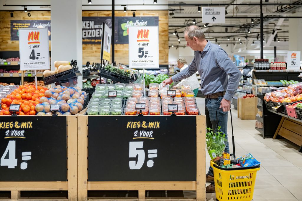 Zowel Jumbo als AH lieten in september weten te willen groeien naar een biologisch marktaandeel groenten en fruit van 10%. Foto: Jumbo