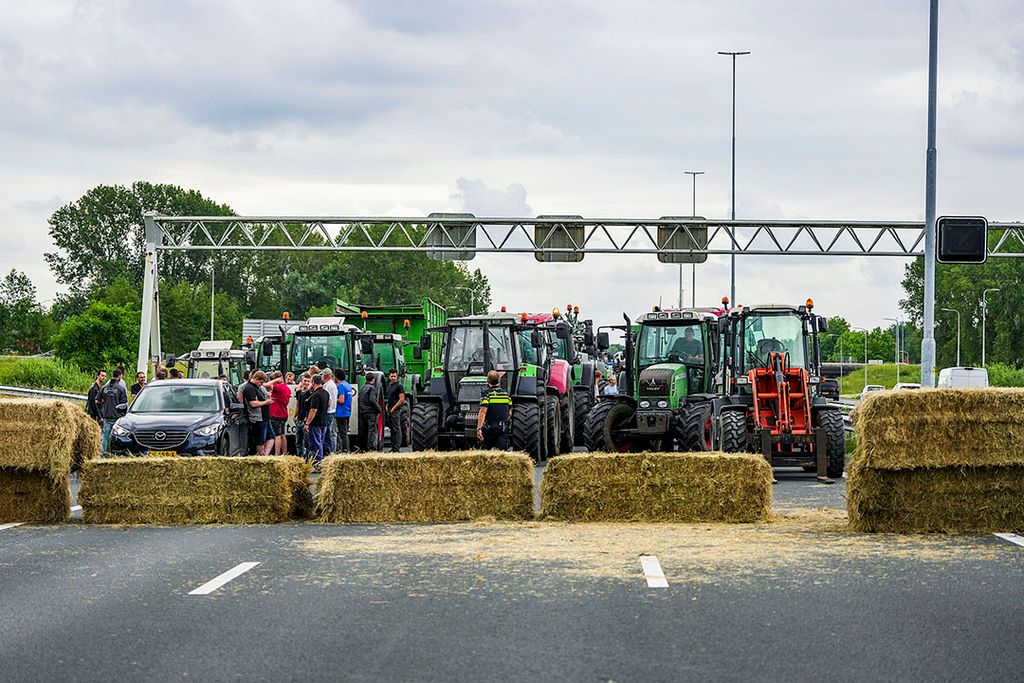 De boerenprotesten lijkt maar een kleine impact te hebben gehad op de consument. Foto: Bert Jansen