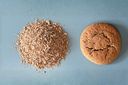 Met tarwezemelen kunnen koekjes gemaakt worden, maar er zijn ook toepassingen in plantaardige mayonaise of sportvoeding denkbaar. Foto: Varshini Krishnamoorthy, bewerkt met Canva AI