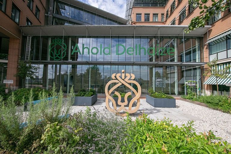 Het hoofdkantoor van Ahold Delhaize in Zaandam. Foto: ANP