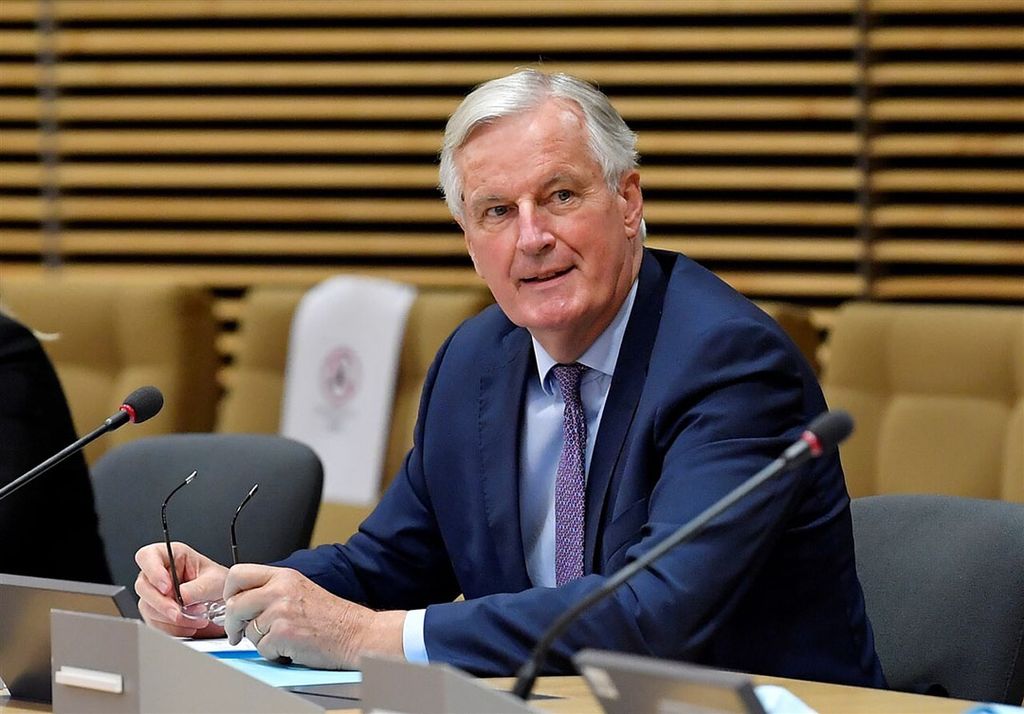 Michel Barnier, die namens de EU de onderhandelingen over brexit voert met het Verenigd Koninkrijk. - Foto: ANP