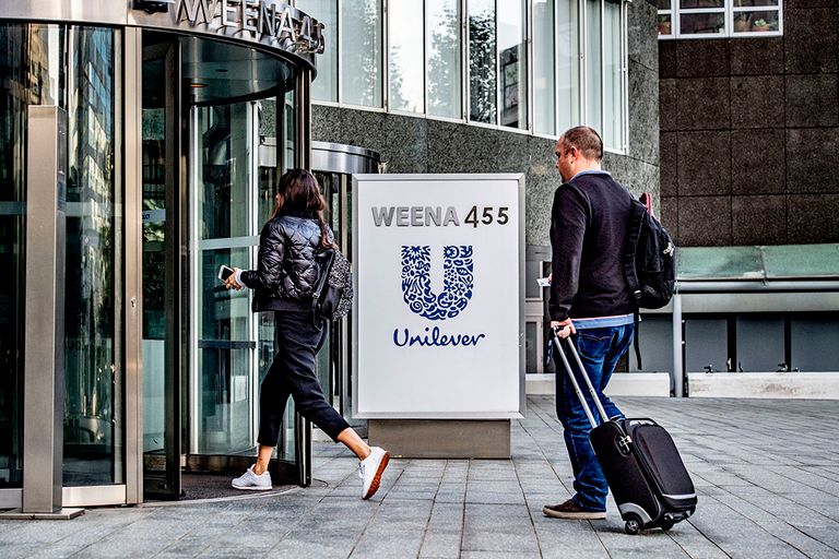 Exterieur van het hoofdkantoor van Unilever in Rotterdam. Foto: ANP