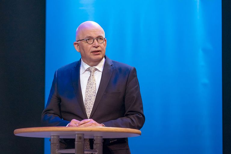 ChristenUnie-minister Henk Staghouwer van LNV. - Foto: Koos Groenewold