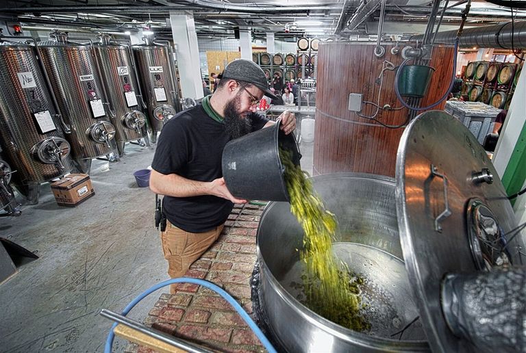 Bierbrouwerij Nevel in Nijmegen brouwt met alleen Gelderse ingrediënten. Een mooi voorbeeld van duurzaam ondernemen. - Foto: ANP