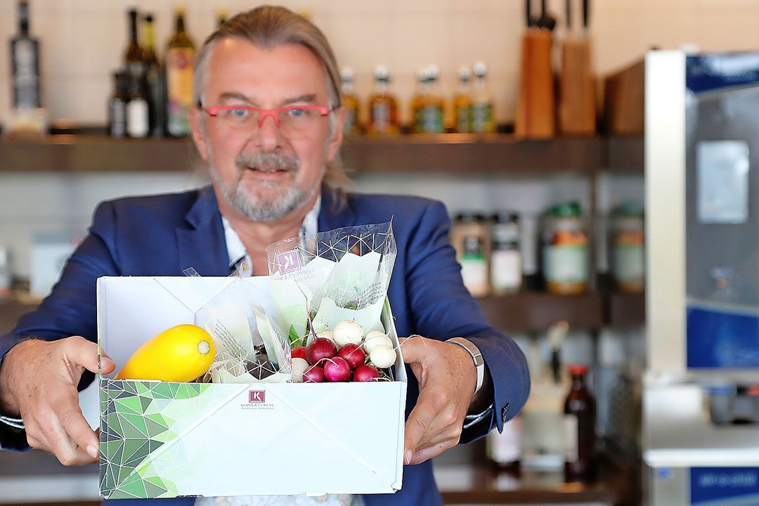 Koppert Cress-directeur Rob Baan zet alles in om nieuwe afzetkanalen te vinden. - Foto: Koppert Cress