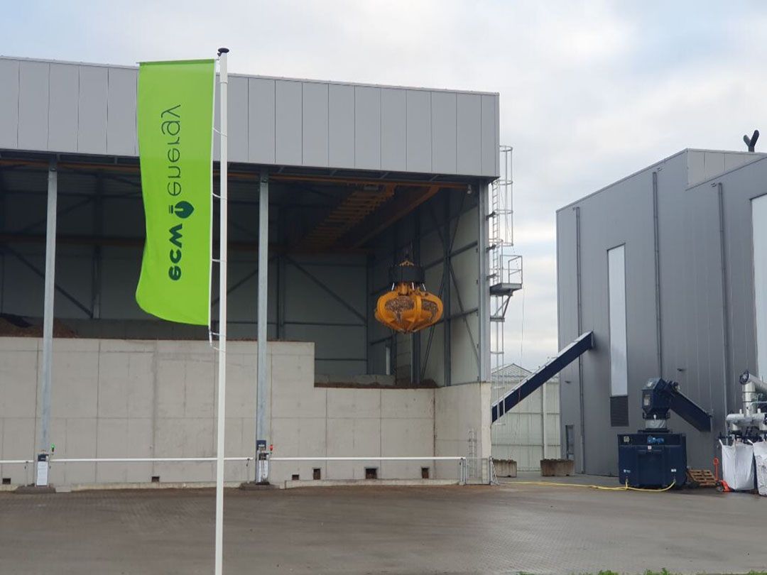 Biomassa op Agriport A7 van ECW Energy. - Foto: Jeroen Verheul