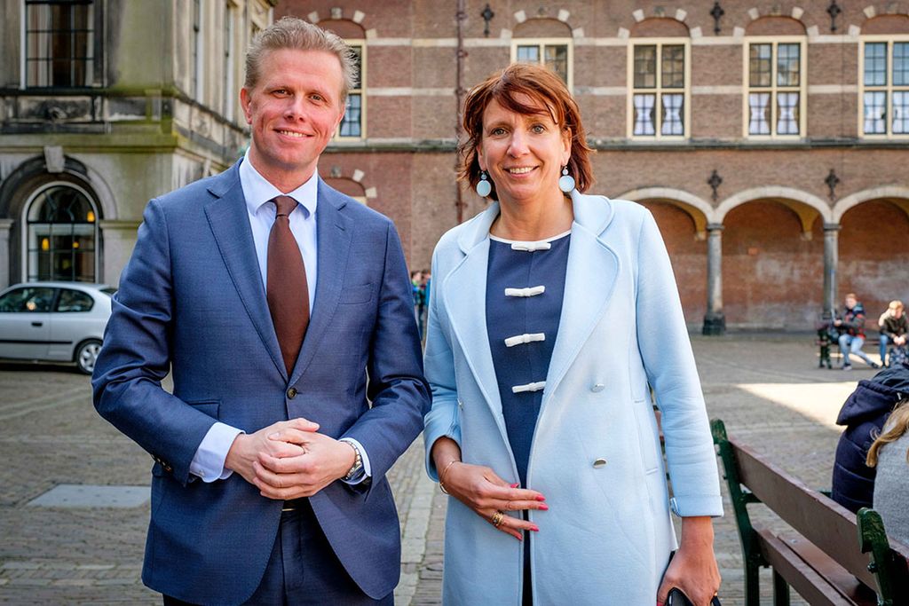 Archieffoto van VVD-Kamerleden Arne Weverling en Helma Lodders. - Foto: Roel Dijkstra