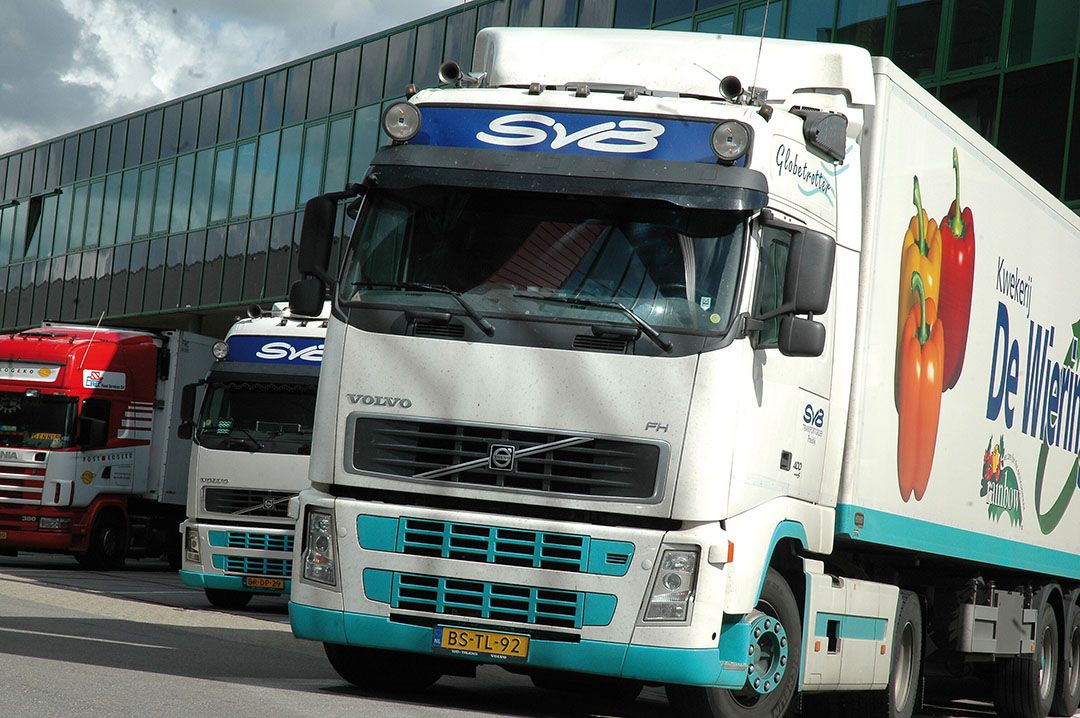 Archieffoto van vrachtwagen met opdruk. Foto: Misset